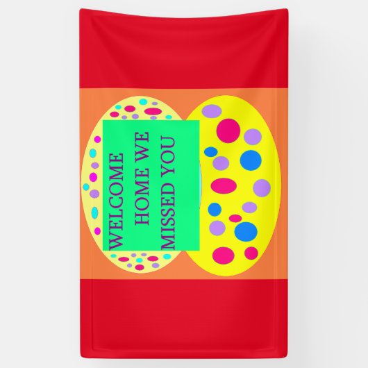 Begrüßungsbanner-Zuhause Banner (Vertikal)