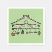 Begrüßungsbarsch Serviette (Vorderseite)