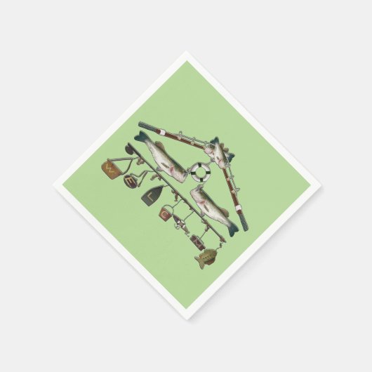 Begrüßungsbarsch Serviette (Ecke)