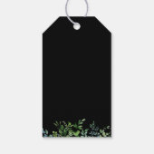 Begrüßungsbeutel für Botanische Grünpflanzen Geschenkanhänger (Rückseite)