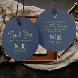 Begrüßungsbeutel oder -körbe für das Hochzeitsmono Geschenkanhänger