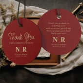 Begrüßungsbeutel oder -körbe für das Hochzeitsmono Geschenkanhänger