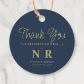 Begrüßungsbeutel oder -körbe für das Hochzeitsmono Geschenkanhänger (Vorderseite)