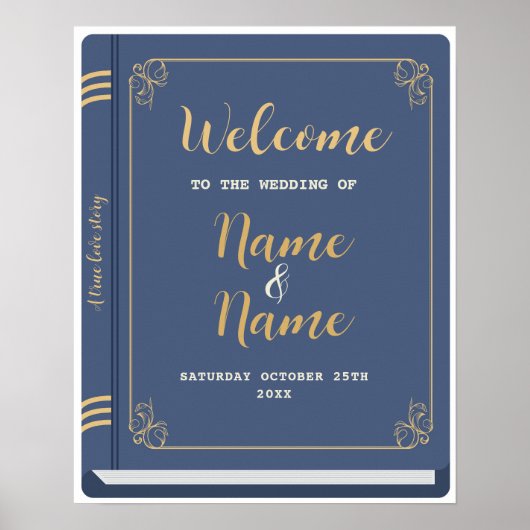 Begrüßungsbibliotheksunterschriften-Liebe Poster (Vorne)