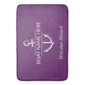 Begrüßungsboot Badematte (Vorderseite Vertikal)