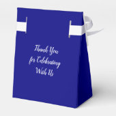 Begrüßungsbox in Navy Blue Geschenkschachtel (Rückseite)