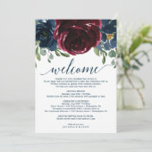 Begrüßungsbrief der Burgunder Marine Programm (Stehend Vorderseite)