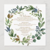 Begrüßungsbrief der Green Navy Programm (Vorderseite)