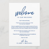 Begrüßungsbrief der kalligraphischen Marine Programm (Vorderseite)