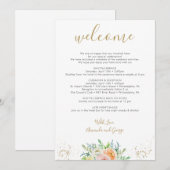 Begrüßungsbrief Feiertagskarte (Vorne/Hinten)