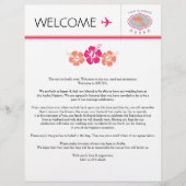 Begrüßungsbrief für Aruba (Vorderseite)