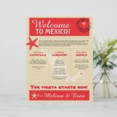 Begrüßungsbrief für Mexiko (Stehend Vorderseite)