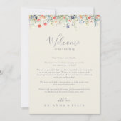 Begrüßungsbrief für Radiant Wildblume (Vorderseite)