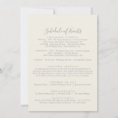 Begrüßungsbrief für Radiant Wildblume (Rückseite)