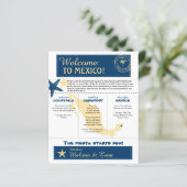 Begrüßungsbrief für Riviera Maya Mexico (Stehend Vorderseite)