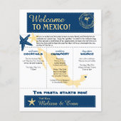 Begrüßungsbrief für Riviera Maya Mexico (Vorderseite)