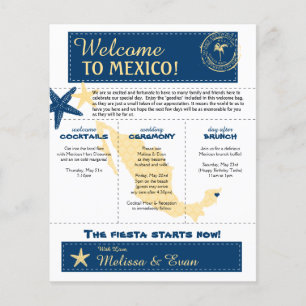 Begrüßungsbrief für Riviera Maya Mexico