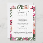 Begrüßungsbrief für tropische Hochzeiten (Rückseite)