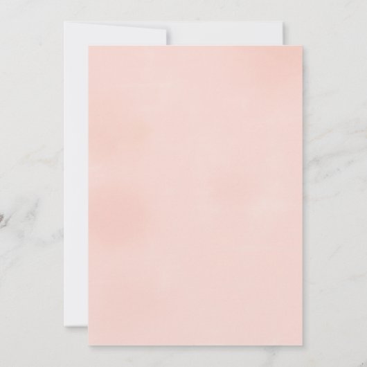 Begrüßungsbrief für tropische Hochzeiten Einladung (Rückseite)