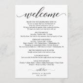 Begrüßungsbrief - Hoteltasche Programm (Vorderseite)