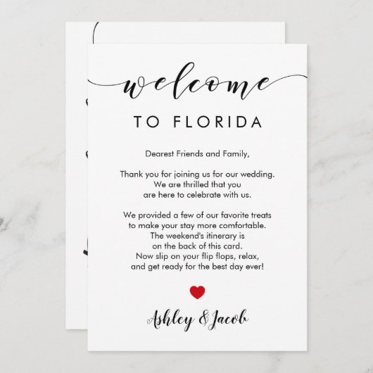 Begrüßungsbrief und Wochenendfahrkarte Programm (Vorne/Hinten)