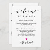 Begrüßungsbrief und Wochenendfahrkarte Programm (Vorne/Hinten)