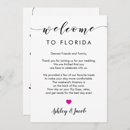 Begrüßungsbrief und Wochenendfahrkarte Programm (Vorne/Hinten)