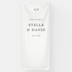 Begrüßungscreme-Fabric-Banner Banner