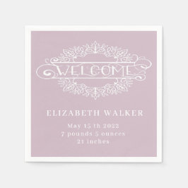 Begrüßungscreme-Party Serviette