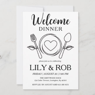 Begrüßungsdinner Einladung