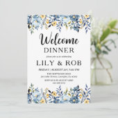 Begrüßungsdinner Einladung (Stehend Vorderseite)