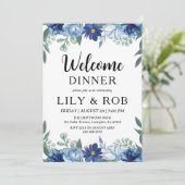 Begrüßungsdinner Einladung (Stehend Vorderseite)