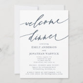 Begrüßungsessen bei White Navy Blue Einladung
