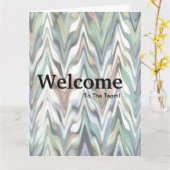 Begrüßungsfarbe für neue Mitarbeiter Karte (Gelbe Blume)