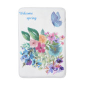 Begrüßungsfeder Badematte (Vorderseite Vertikal)