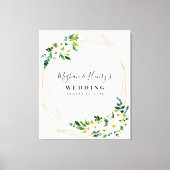 Begrüßungsfeier, Begrüßungszeichen, Leinwand (Vorderseite)