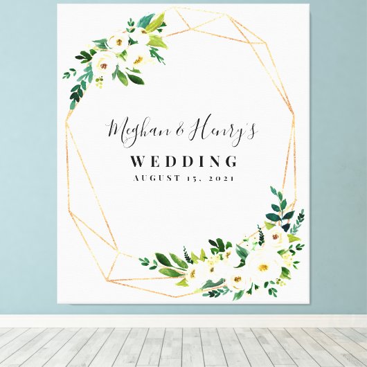 Begrüßungsfeier, Begrüßungszeichen, Leinwand (Insitu (Holzboden))