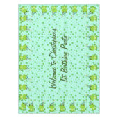 Begrüßungsfeier | Frosch Tischdecke (Vorderseite)