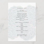 Begrüßungsfeier Programm (Rückseite)