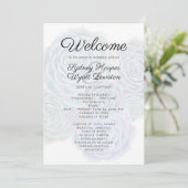 Begrüßungsfeier Programm (Stehend Vorderseite)