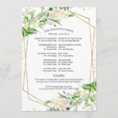 Begrüßungsfeier Programm Grüne (Rückseite)