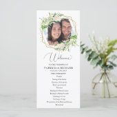 Begrüßungsfeier Programm Grüne 4x9 (Stehend Vorderseite)