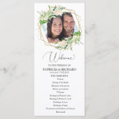 Begrüßungsfeier Programm Grüne 4x9 (Vorderseite)