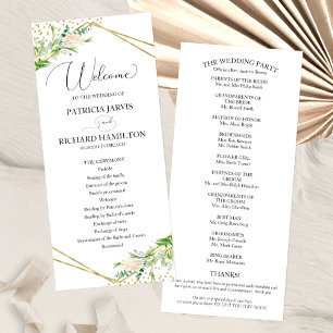 Begrüßungsfeier Programm Grüne 4x9