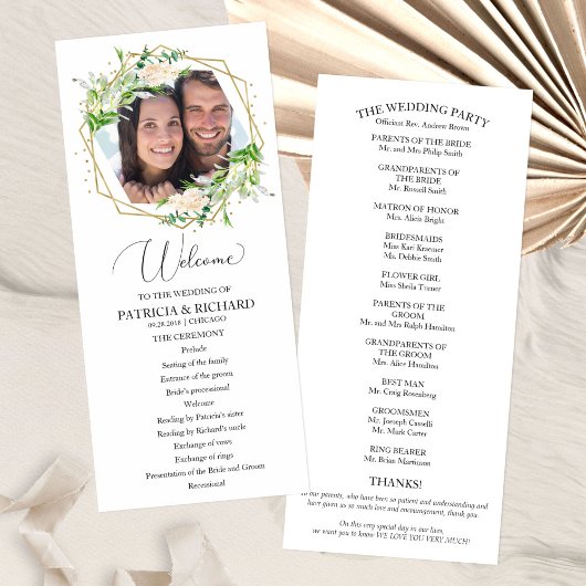 Begrüßungsfeier Programm Grüne 4x9