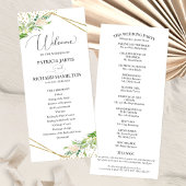 Begrüßungsfeier Programm Grüne 4x9