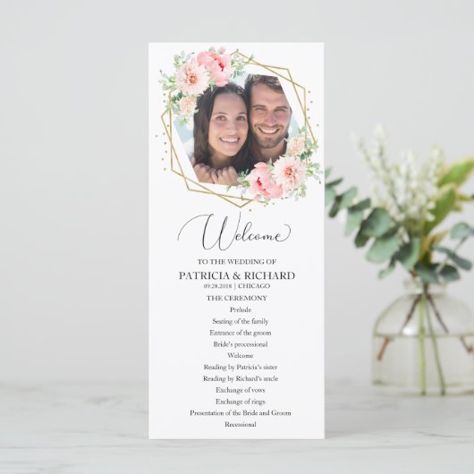 Begrüßungsfeier Programm Grüne 4x9 (Stehend Vorderseite)