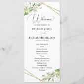 Begrüßungsfeier Programm Grüne 4x9 (Vorderseite)