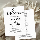 Begrüßungsfeier Programm Kalligrafie