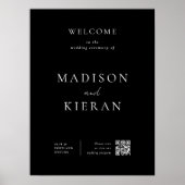 Begrüßungsfeier QR Code-Zeichen Poster (Vorne)